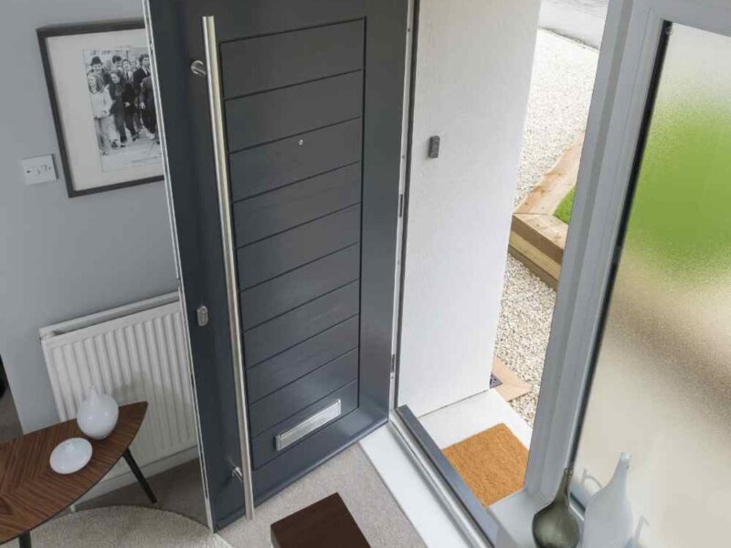 What is the price difference between a Composite Door and a uPVC Door?